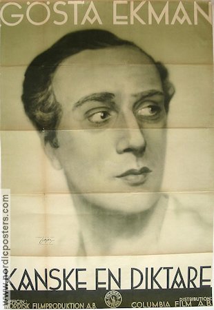 Kanske en diktare 1933 poster Gösta Ekman