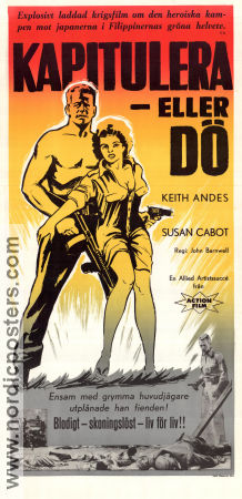 Kapitulera eller dö 1959 poster Keith Andes Susan Cabot John Barnwell