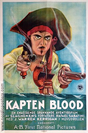 Kapten Blod 1924 poster J Warren Kerrigan David Smith