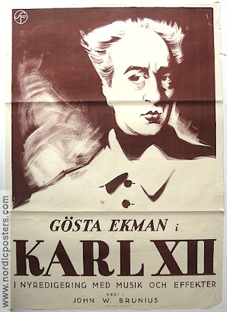 Karl XII 1925 poster Gösta Ekman John W Brunius Hitta mer: Silent movie