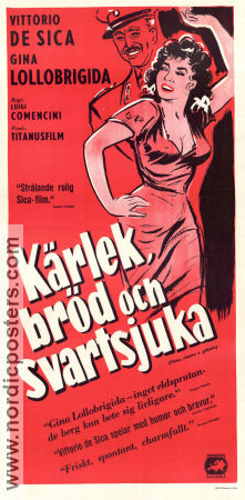 Kärlek bröd och svartsjuka 1956 poster Vittorio De Sica Gina Lollobrigida Luigi Comencini