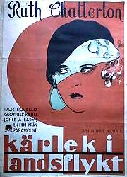 Kärlek i landsflykt 1932 poster Ruth Chatterton