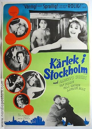 Kärlek i Stockholm 1964 poster Alberto Soldi