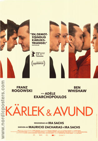 Kärlek och avund 2023 poster Franz Rogowski Ben Whishaw Adele Exarchopoulos Ira Sachs