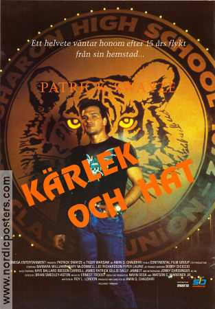 Kärlek och hat 1988 poster Patrick SwayzePiper Laurie Lee Richardson Amin Q Chaudhri