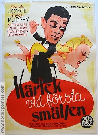 Kärlek vid första smällen 1941 poster Brenda Joyce George Murphy