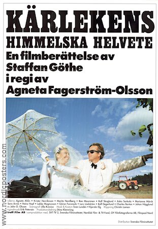Kärlekens himmelska helvete 1993 poster Staffan Göthe Agneta Fagerström-Olsson