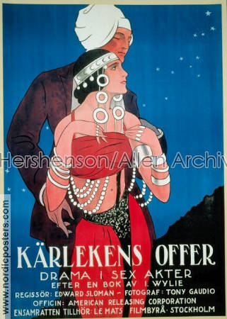 Kärlekens offer 1934 poster Frank Morgan Binnie Barnes Edward Sloman