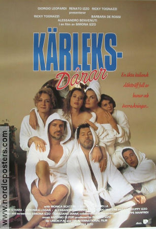 Kärleksdårar 1994 poster Barbara De Rossi Alessandro Benvenuti Ricky Tognazzi Simona Izzo