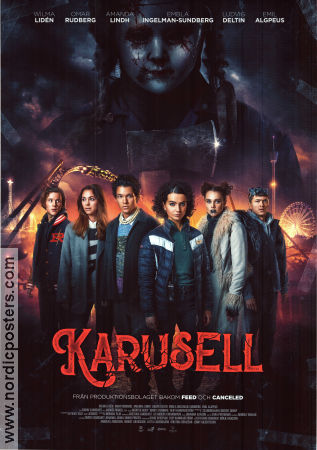 Karusell 2023 poster Wilma Lidén Omar Rudberg Amanda Lindh Simon Sandquist