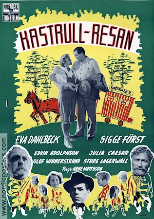 Kastrullresan 1950 poster Eva Dahlbeck Sigge Fürst Arne Mattsson Text: Edith Unnerstad Barn