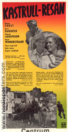 Kastrullresan 1950 poster Eva Dahlbeck Sigge Fürst Arne Mattsson Text: Edith Unnerstad Barn