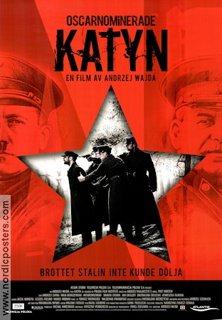 Katyn 2007 poster Andrzej Chyra Maja Ostaszewska Artur Zmijewski Andrzej Wajda Hitta mer: Josef Stalin Hitta mer: Adolf Hitler Filmen från: Poland Hitta mer: Nazi Krig Politik