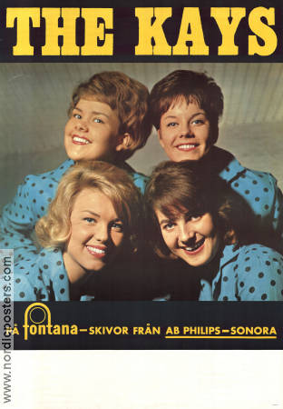 The Kays 1964 affisch Hitta mer: Concert poster Rock och pop