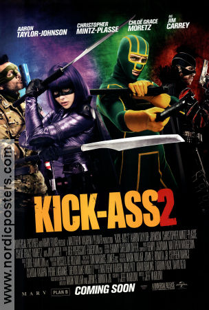 Kick-Ass 2 2013 poster Aaron Taylor-Johnson Jeff Wadlow