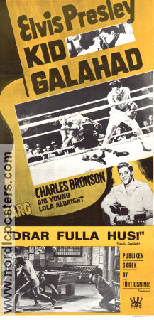 Kid Galahad 1963 poster Elvis Presley Charles Bronson Boxning