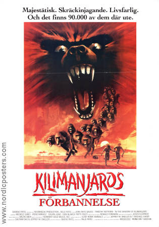 Kilimanjaros förbannelse 1986 poster John Rhys-Davies Raju Patel