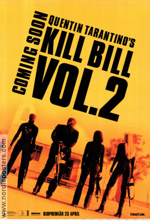 Kill Bill: Vol. 2 2004 poster Uma Thurman David Carradine Michael Madsen Quentin Tarantino