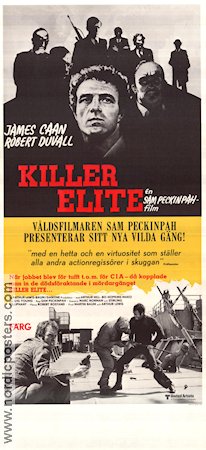 The Killer Elite 1975 poster James Caan Robert Duvall Arthur Hill Sam Peckinpah