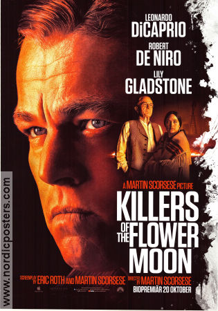 Killers of the Flower Moon 2023 poster Leonardo DiCaprio Robert De Niro Lily Gladstone Martin Scorsese