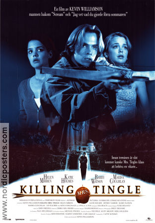 Killing Mrs Tingle 1999 poster Helen Mirren Marisa Coughlan Katie Holmes Kevin Williamson Skola