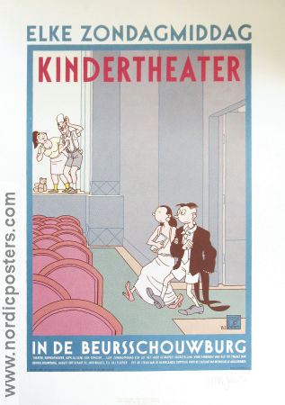 Kindertheater in de Beursschouwburg 1987 affisch Affischkonstnär: Joost Swarte Hitta mer: Comics Hitta mer: Lithography Hitta mer: Signed Hitta mer: Tintin