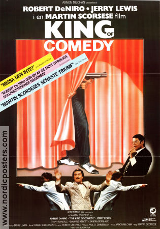 The King of Comedy 1982 poster Robert De Niro Martin Scorsese