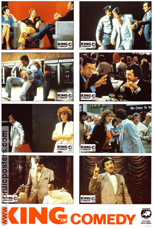 The King of Comedy 1982 lobbykort Robert De Niro Martin Scorsese