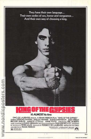 King of the Gypsies 1978 poster Eric Roberts Judd Hirsch Susan Sarandon Frank Pierson