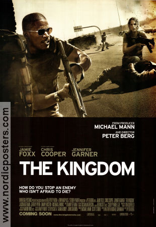 The Kingdom 2007 poster Jamie Foxx Chris Cooper Jennifer Garner Peter Berg