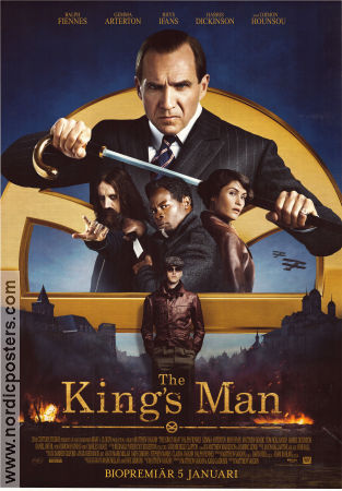 The King´s Man 2021 poster Ralph Fiennes Gemma Arterton Rhys Ifans Matthew Vaughn