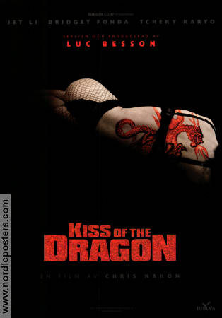 Kiss of the Dragon 2001 poster Jet Li Bridget Fonda Tcheky Karyo Chris Nahon Asien