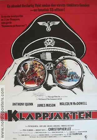 Klappjakten 1979 poster Anthony Quinn James Mason Malcolm McDowell J Lee Thompson Hitta mer: Nazi
