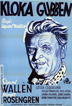 Kloka gubben 1938 poster Sigurd Wallén