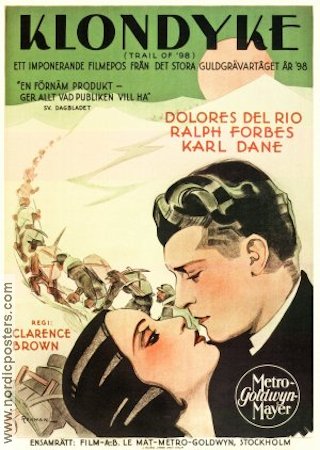 Klondyke 1928 poster Dolores del Rio Karl Dane