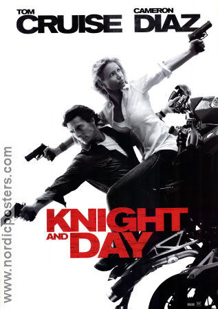Knight and Day 2010 poster Tom Cruise Cameron Diaz Peter Sarsgaard James Mangold Motorcyklar