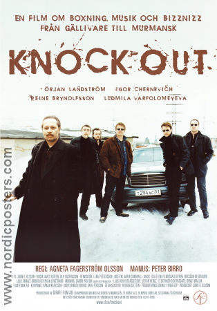 Knockout 2000 poster Örjan Landström Reine Brynolfsson Igor Chernevic Agneta Fagerström-Olsson Text: Peter Birro Bilar och racing Boxning