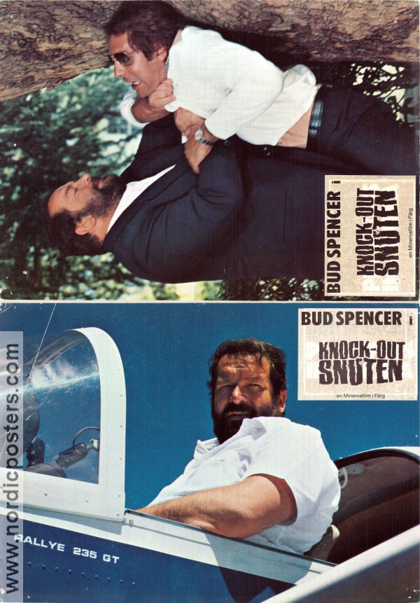 Knock-Out snuten 1978 lobbykort Bud Spencer Enzo Cannavale Werner Pochath Steno Poliser