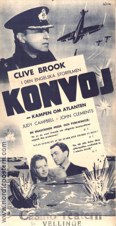 Konvoj 1940 poster Clive Brook John Clements Pen Tennyson