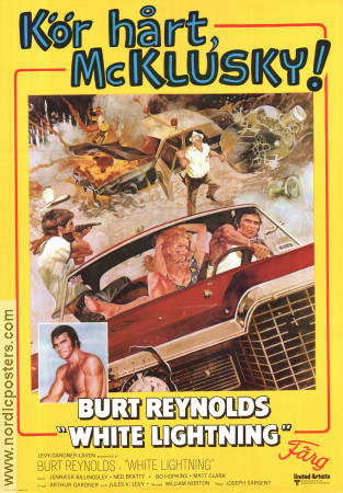 Kör hårt McKlusky 1973 poster Burt Reynolds Joseph Sargent