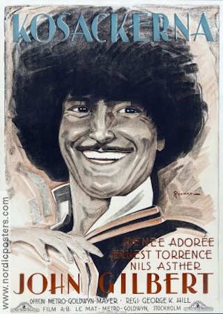 Kosackerna 1928 poster John Gilbert