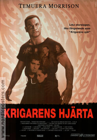 Krigarens hjärta 1999 poster Temuera Morrison Clint Eruera Ian Mune Filmen från: New Zealand