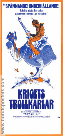 Krigets trollkarlar 1977 poster Bob Holt Ralph Bakshi Animerat