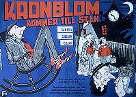 Kronblom kommer till stan 1949 poster Ludde Gentzel Dagmar Ebbesen Från serier