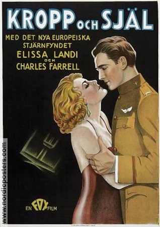 Kropp och själ 1931 poster Elissa Landi Charles Farrell