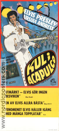 Kul i Acapulco 1963 poster Elvis Presley Ursula Andress Elsa Cardenas Richard Thorpe Musikaler