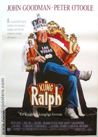 Kung Ralph 1991 poster John Goodman Peter O´Toole John Hurt David S Ward