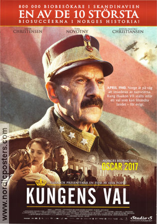 Kungens val 2016 poster Jesper Christensen Anders Baasmo Karl Markovics Erik Poppe Norge