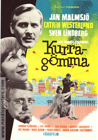 Kurragömma 1963 poster Jan Malmsjö Catrin Westerlund Sven Lindberg Sif Ruud Tor Isedal Ulf Palme Keve Hjelm Toivo Pawlo Lars-Magnus Lindgren