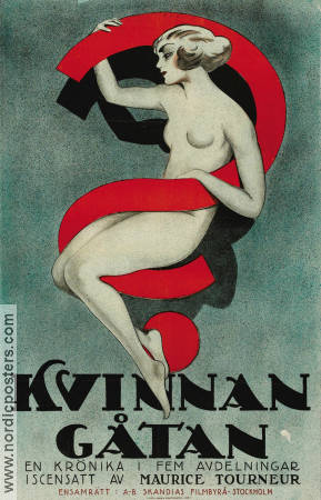 Kvinnan gåtan 1918 poster Florence Billings Maurice Tourneur